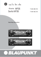 Blaupunkt Sevilla-MP-36 - Owners Manual